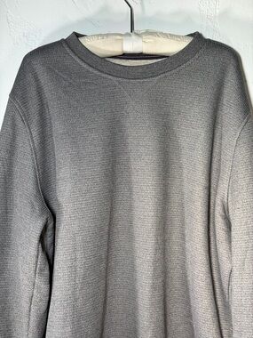 BC Clothing Heritage Men's Crewneck Sweatshirt in Heather Gray - Sherpa Lining